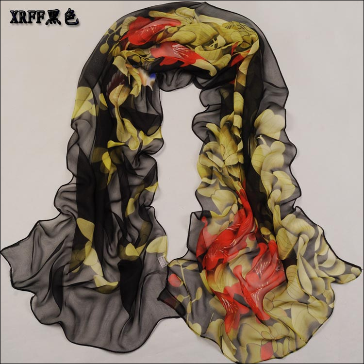 new design of silk scarf