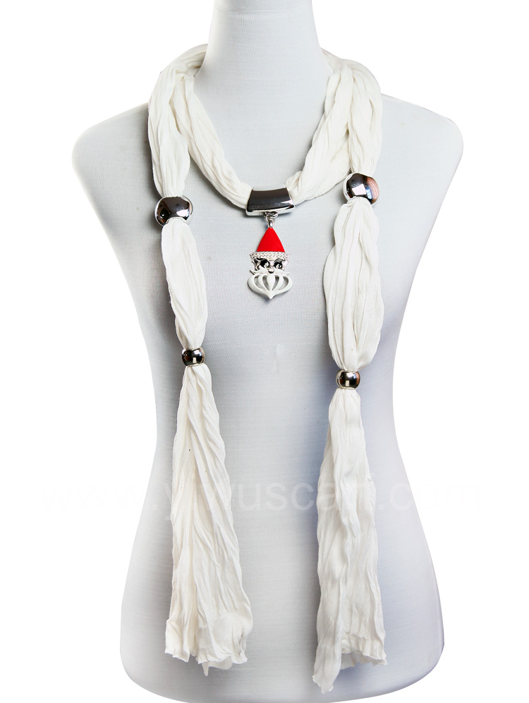 Christmas pendant jewelry scarf