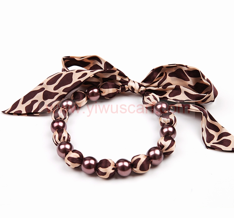 Imitation Pearl Scarf Necklace