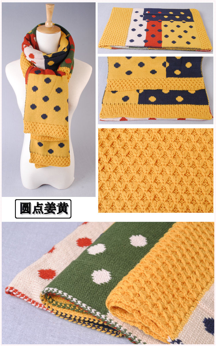 Dot stitching scarves wholesale