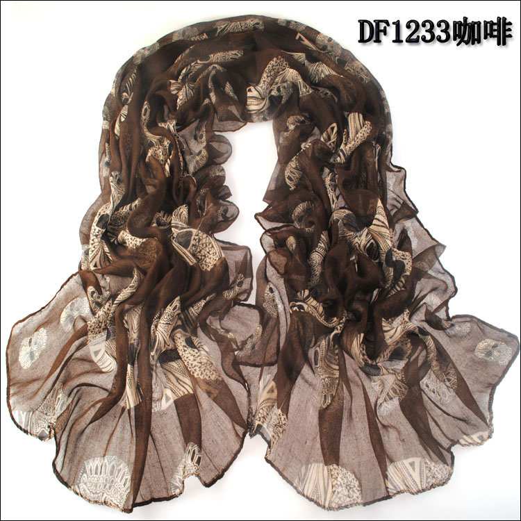 The new skull scarves woven cotton