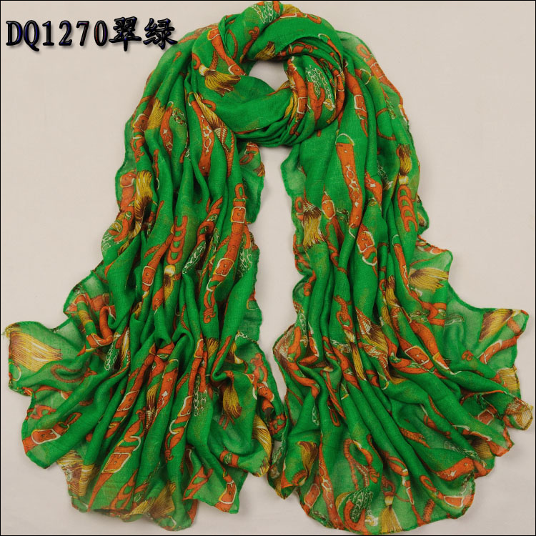 Chain of women's scarf cotton autumn Long Scarf Fashion Shawls