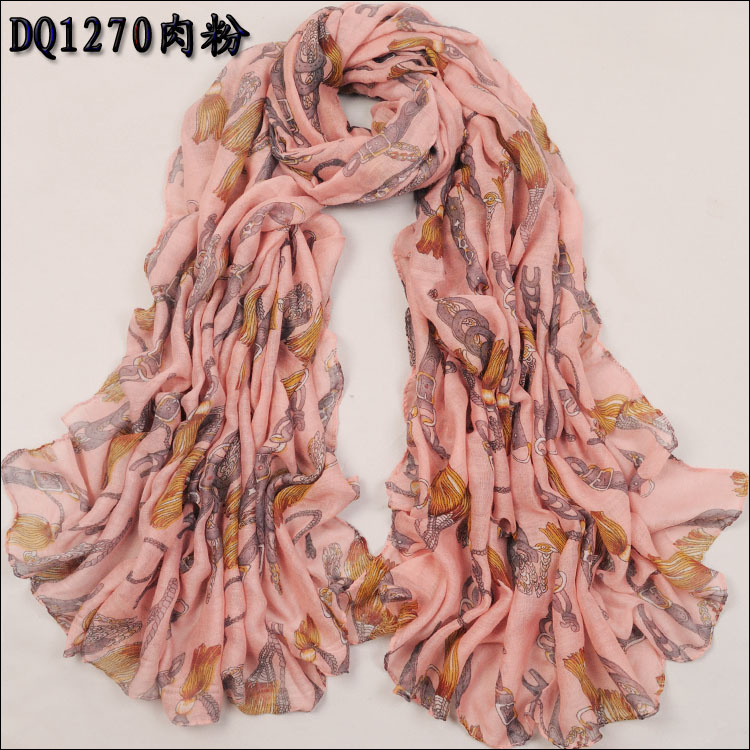 Chain of women's scarf cotton autumn Long Scarf Fashion Shawls