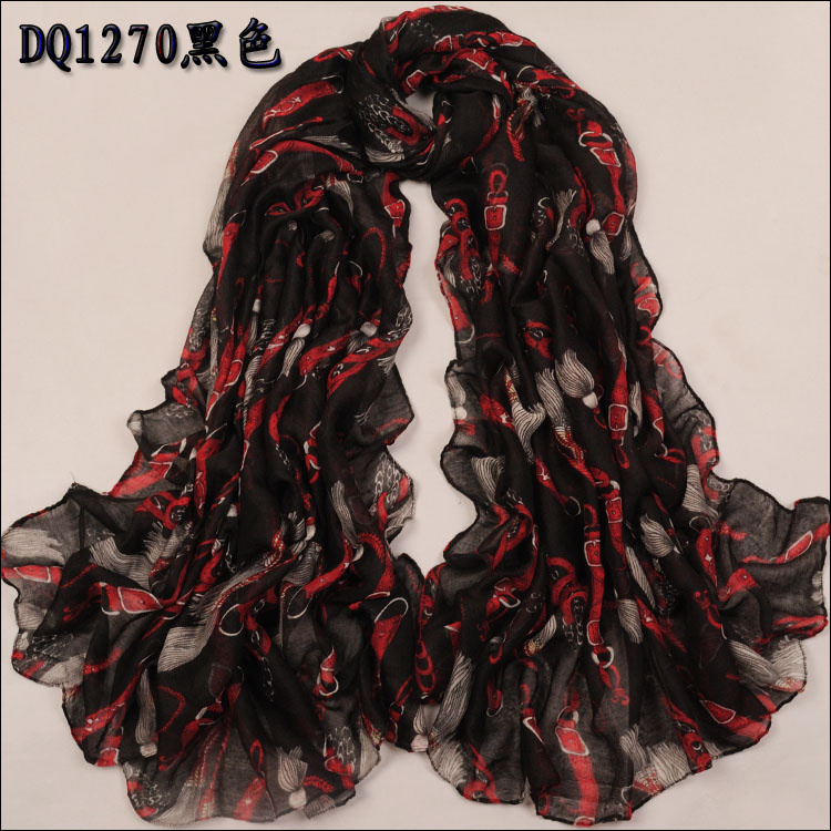 Chain of women's scarf cotton autumn Long Scarf Fashion Shawls