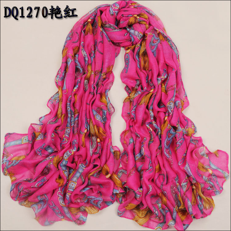 Chain of women's scarf cotton autumn Long Scarf Fashion Shawls