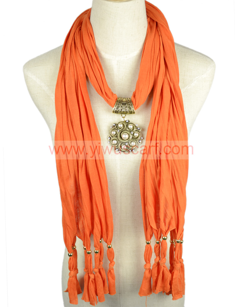 Gold alloy pendants scarf wholesale