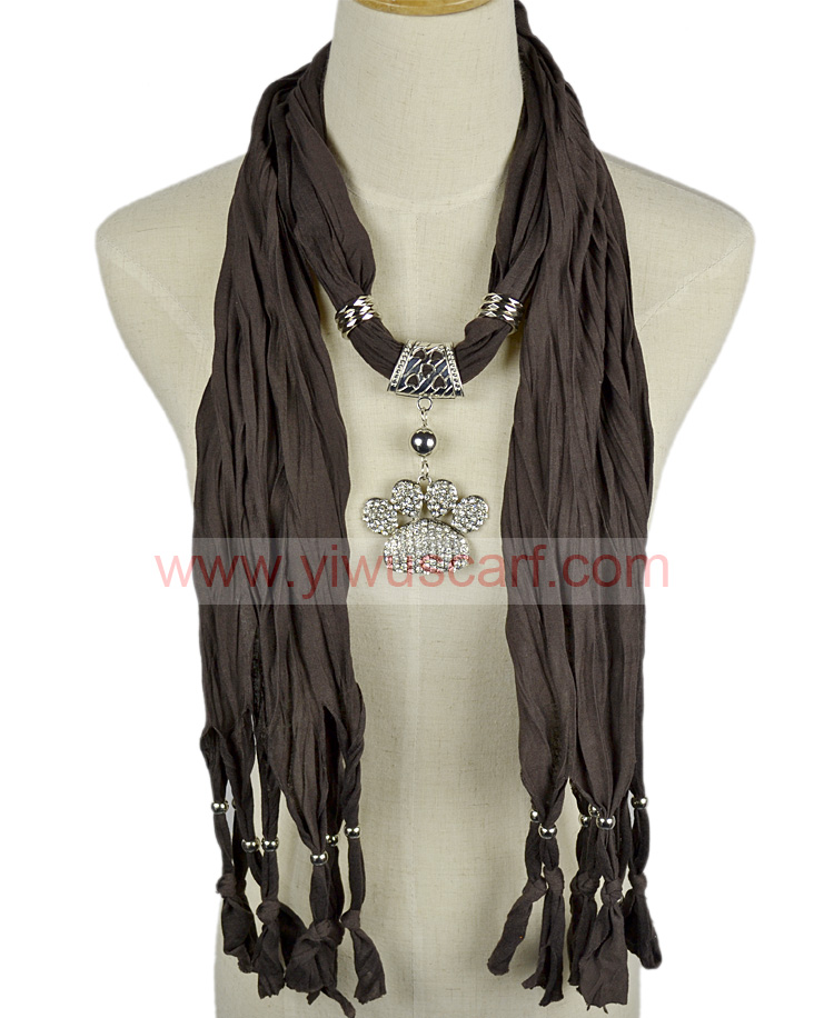 Palm pendant scarf wholesale
