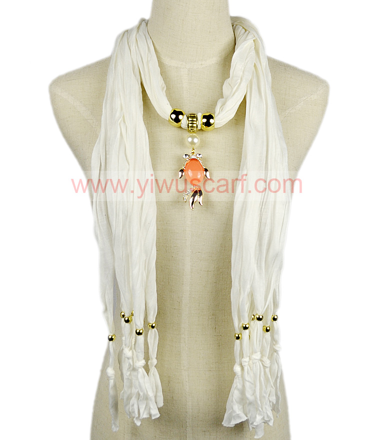 Goldfish jewelry pendant scarf wholesale