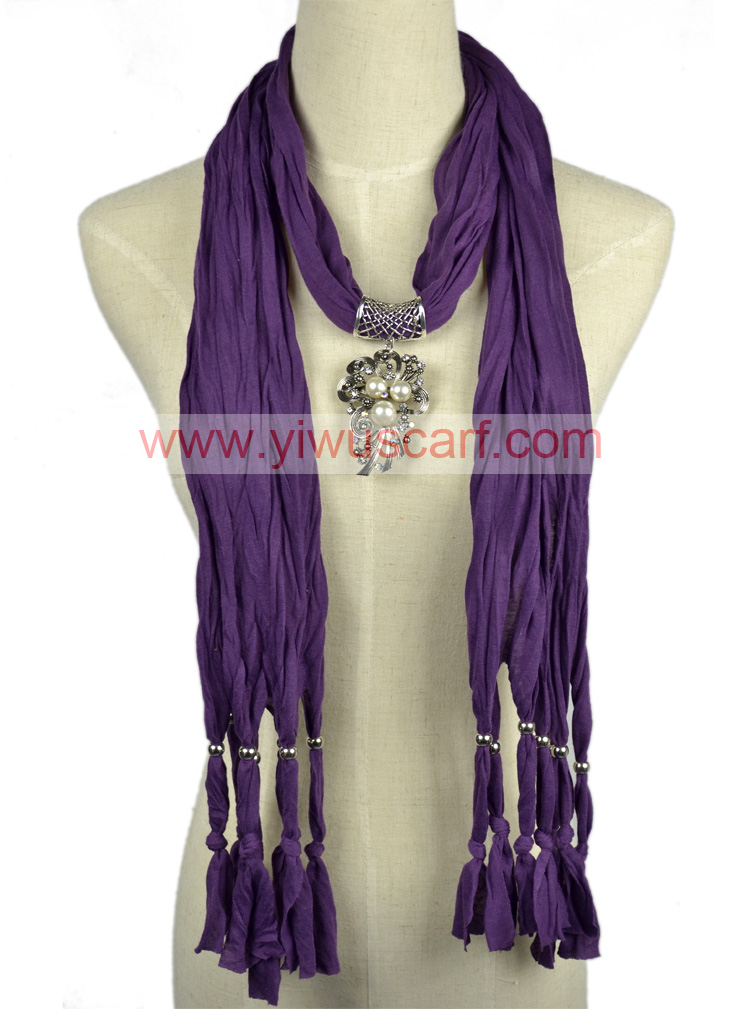 Alloy pearl pendant scarves wholesale