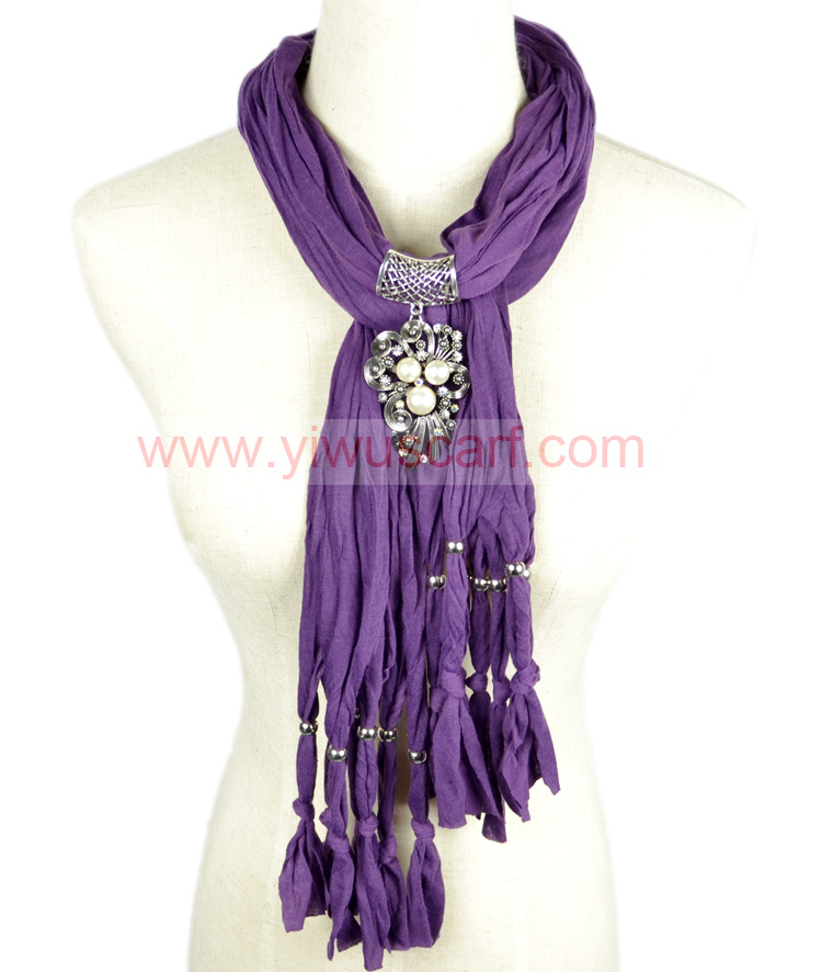 Alloy pearl pendant scarves wholesale