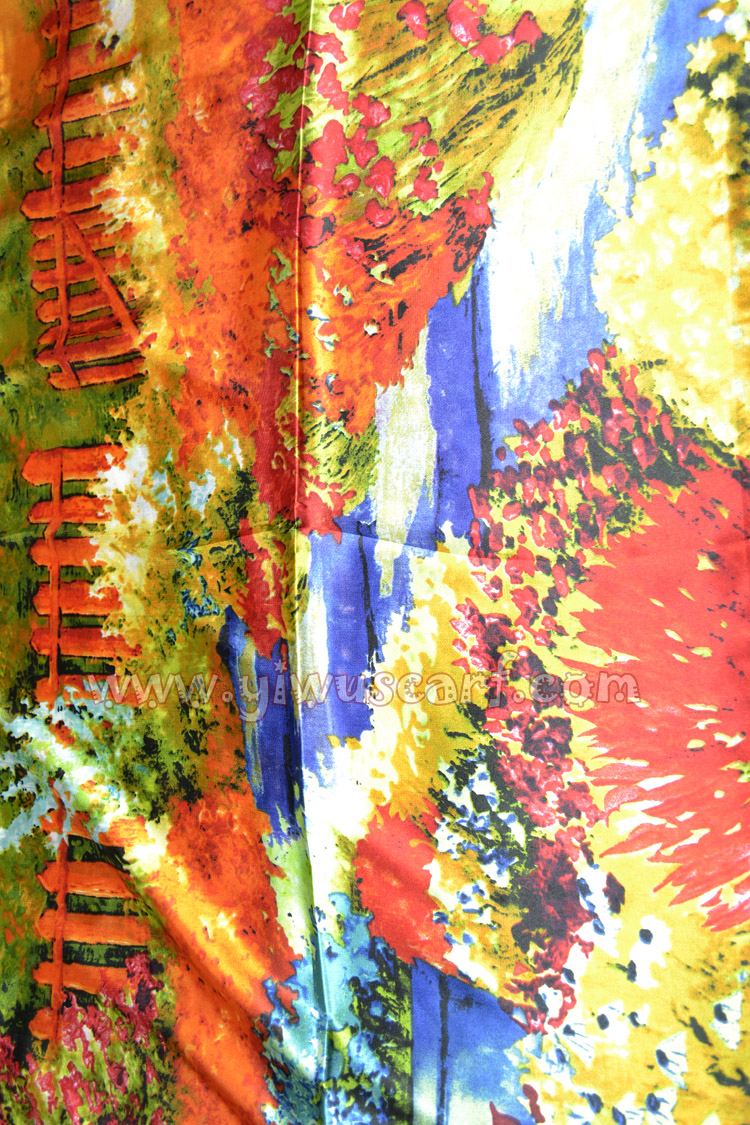 Digital printing silk scarf