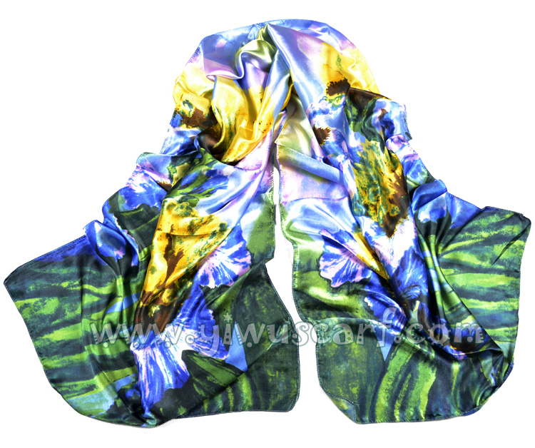 Silky Feel Scarf Wholesale silk scarves