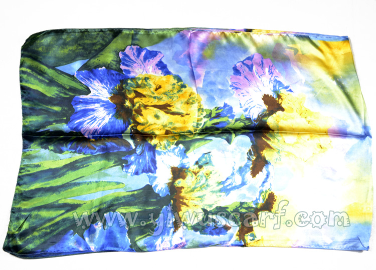 Silky Feel Scarf Wholesale silk scarves