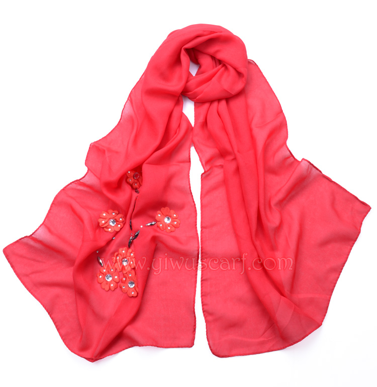 China head silk scarves