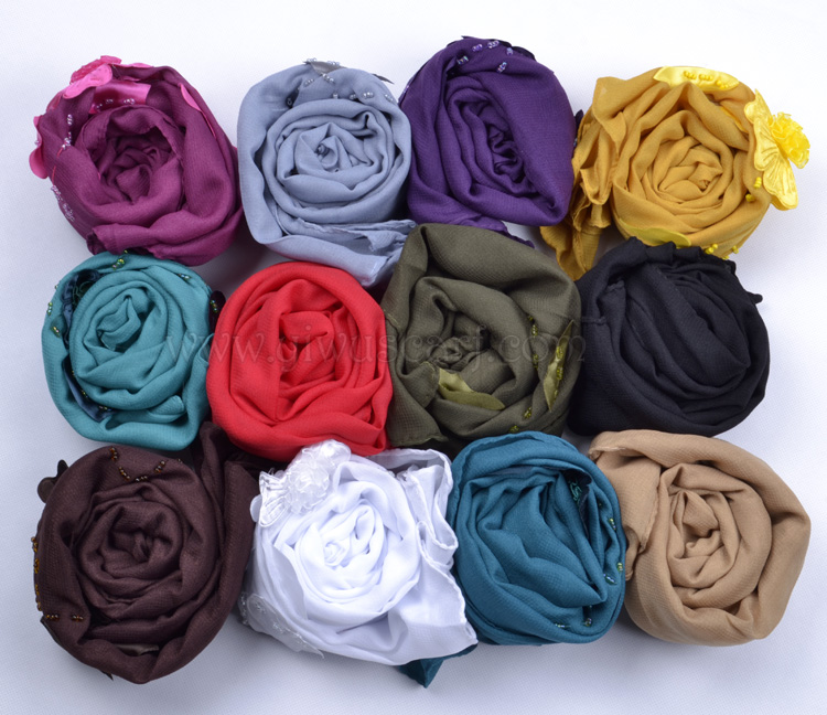 China head silk scarves