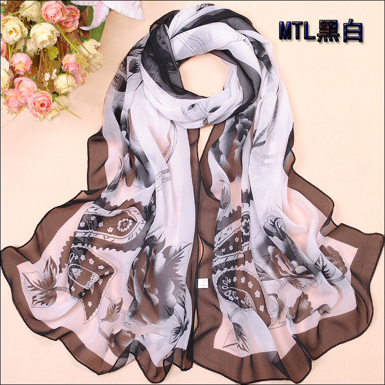 Rose silk scarf factory