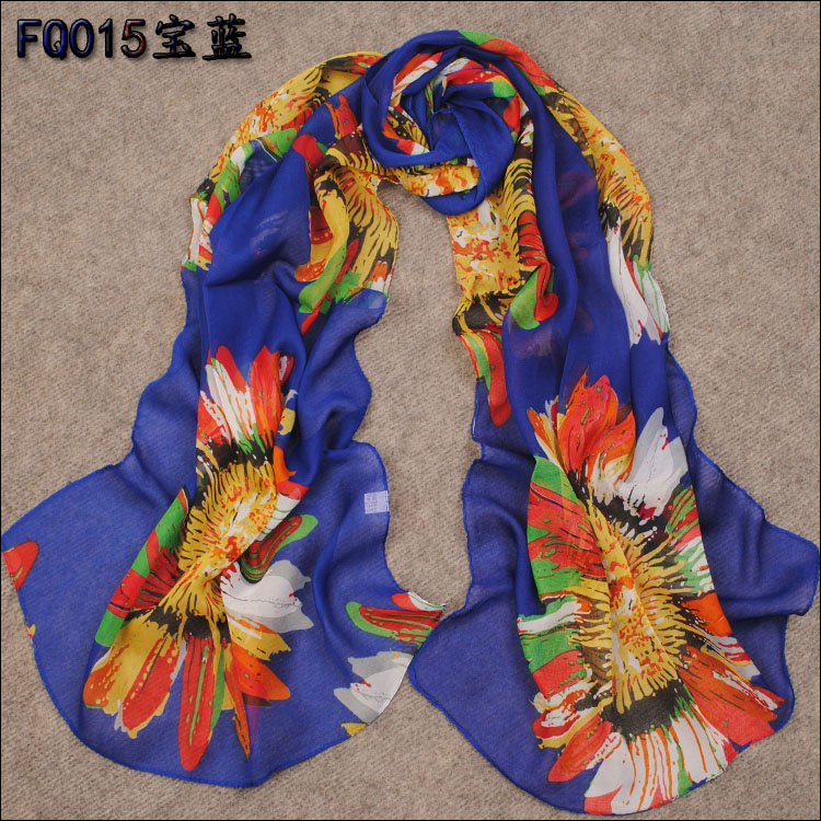Sunflowers Silk Scarf Supply