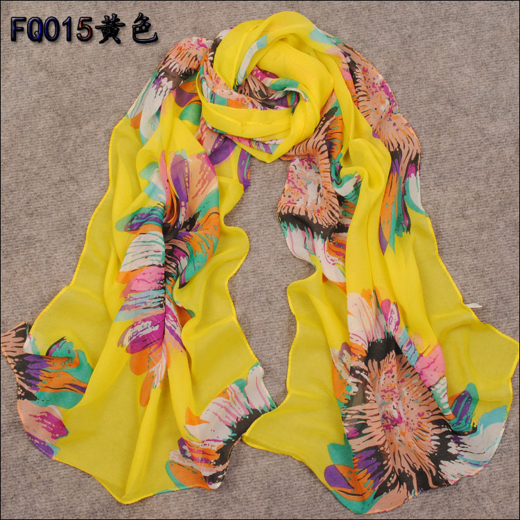 Sunflowers Silk Scarf Supply