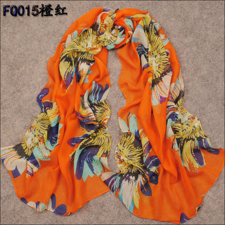 Sunflowers Silk Scarf Supply