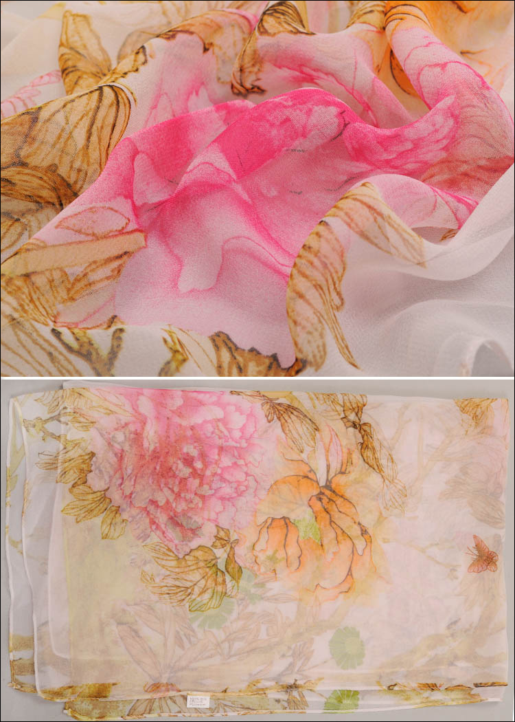 Danish flower scarf