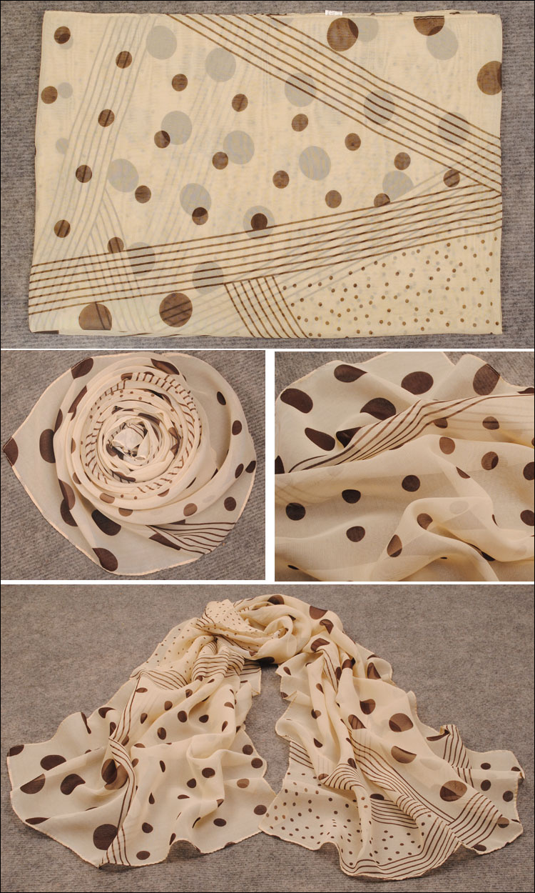 German dot scarf