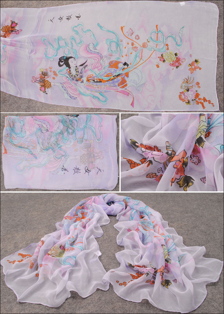 hot selling silk scarf