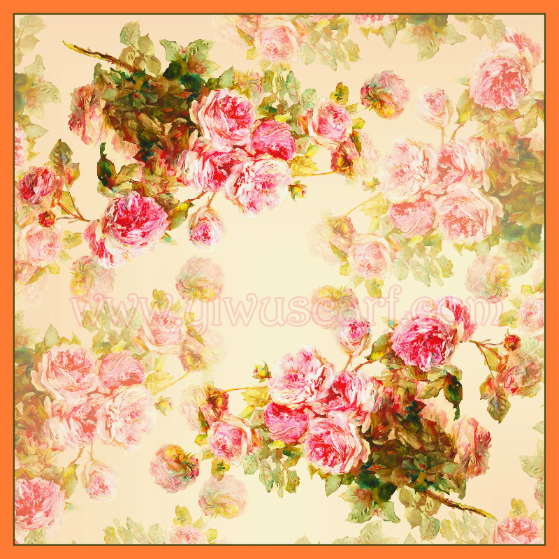 Russia 100% silk scarf