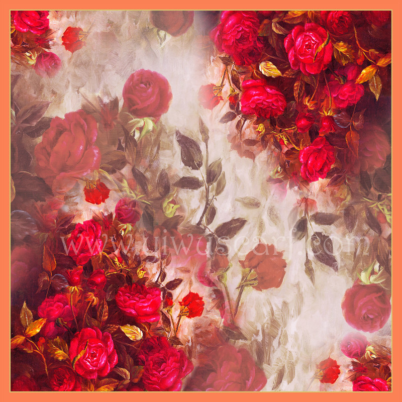100% silk scarf