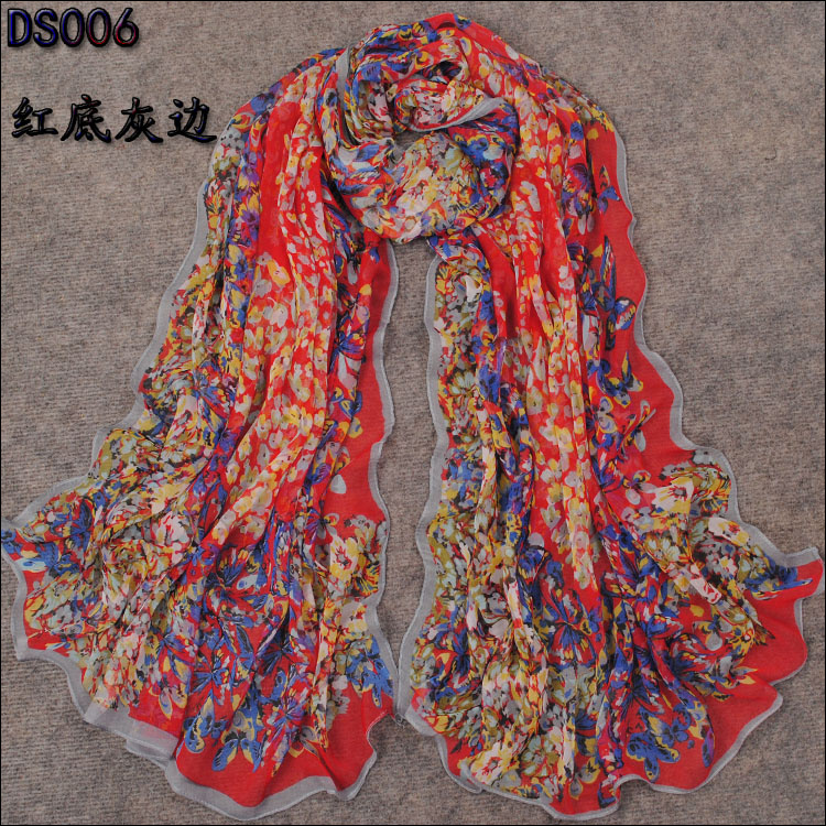 Singapor silk scarf