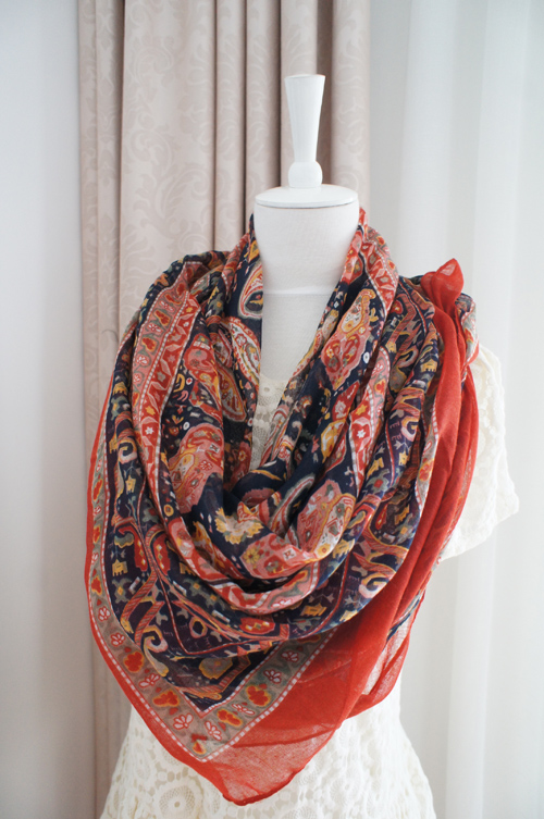 Cashew nuts cotton retro ethnic scarf Cashew nuts cotton retro ethnic scarf 