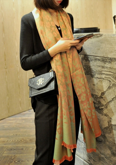 South Africa Silk leopard shawl
