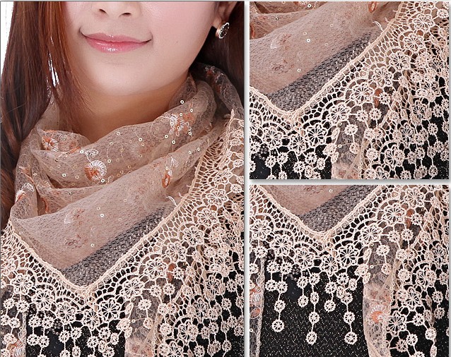 ladies triangle tassel scarf,shawl wholesale