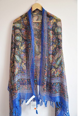 2013western new style totem ptinted scarf shawl