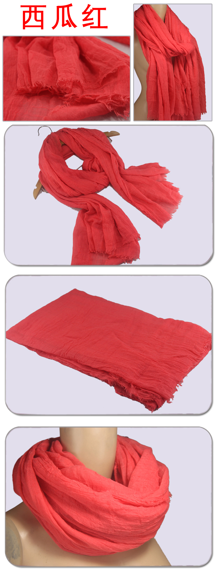 2013 solid color long scarf for women