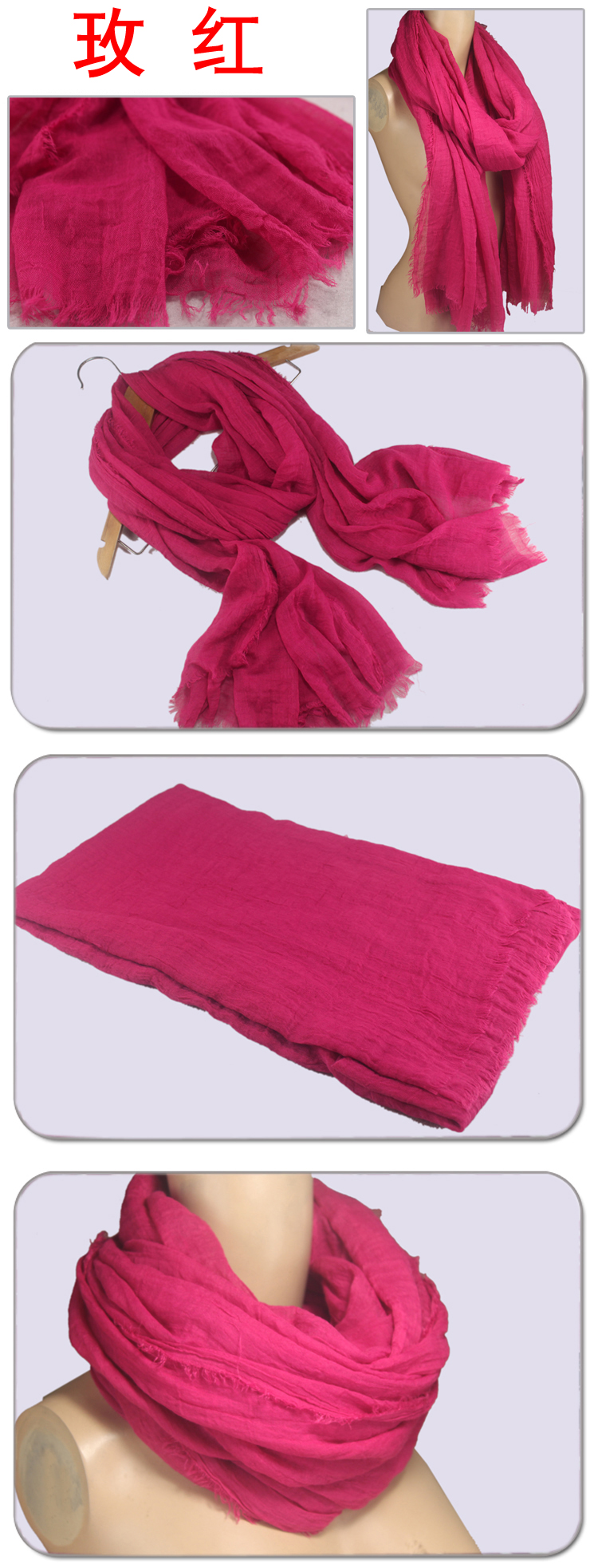 2013 solid color long scarf for women