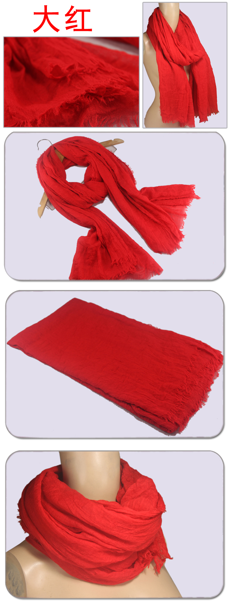 2013 solid color long scarf for women