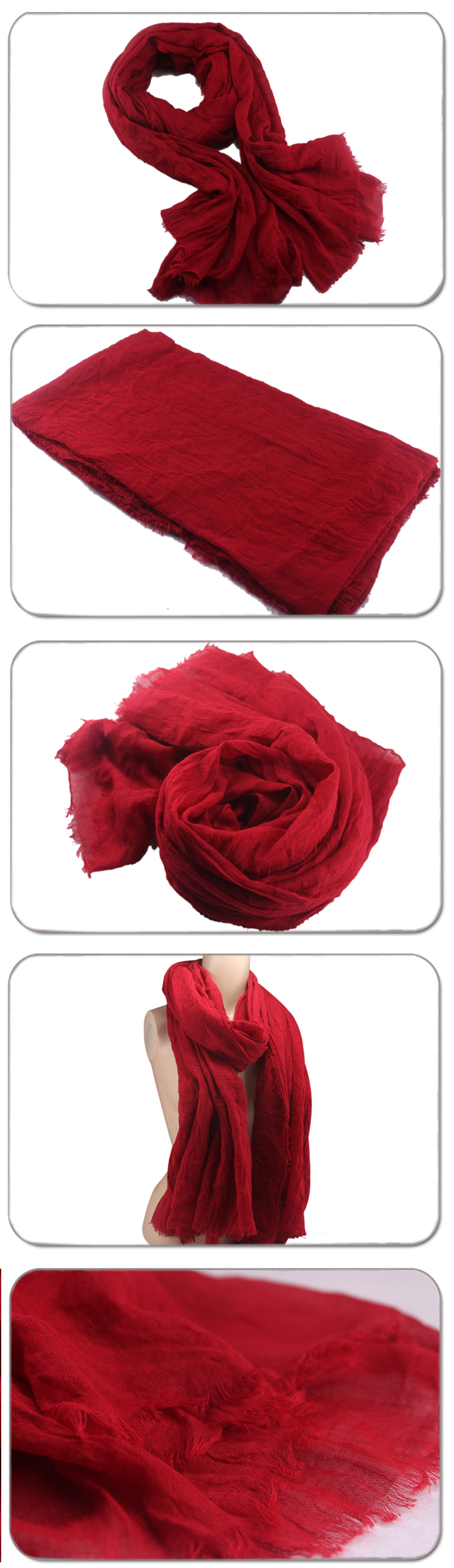 2013 solid color long scarf for women