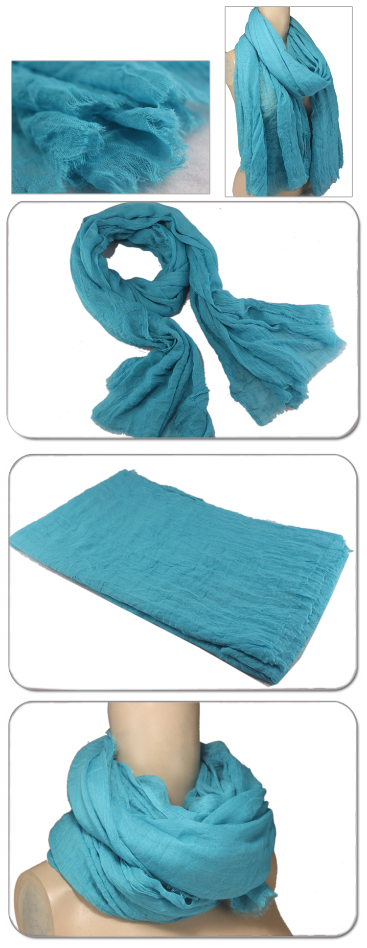 2013 solid color long scarf for women