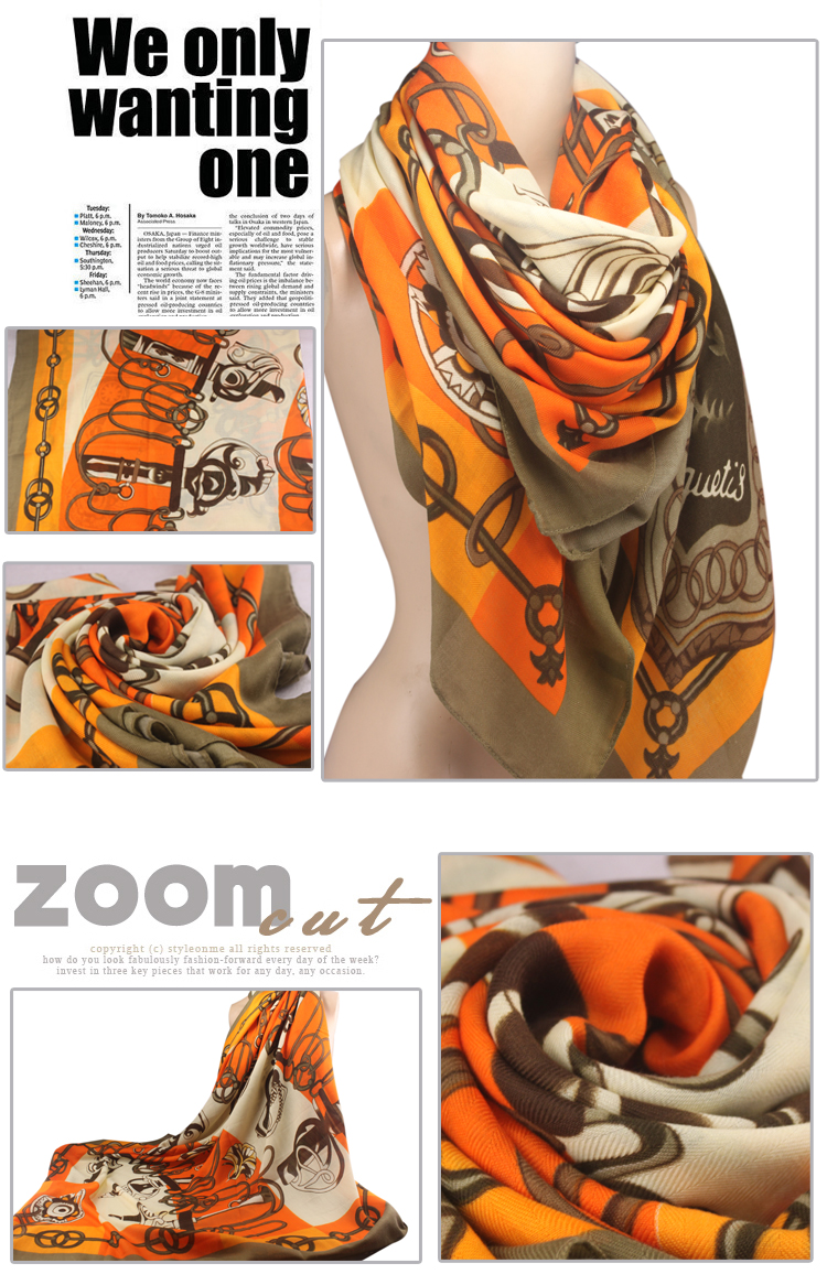 elegant square silk for women
