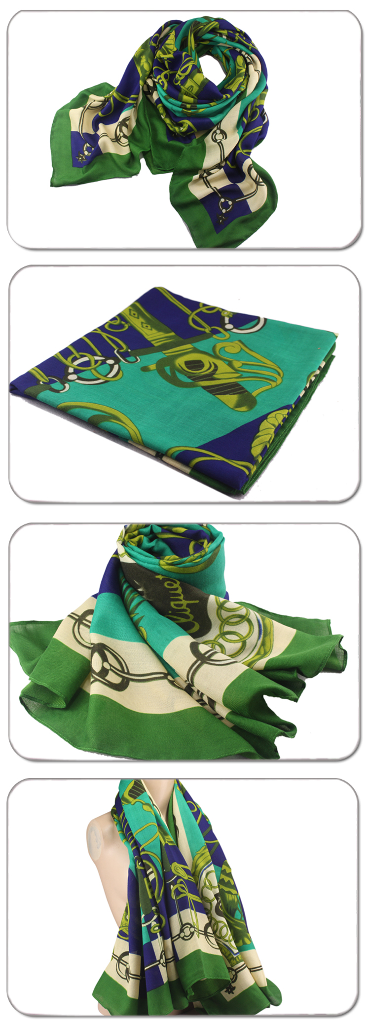 elegant square silk for women
