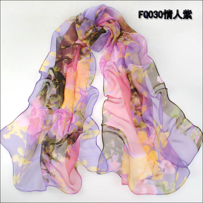 2013 latest style women chiffon scarf