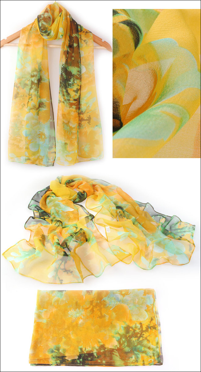 2013 latest style women chiffon scarf