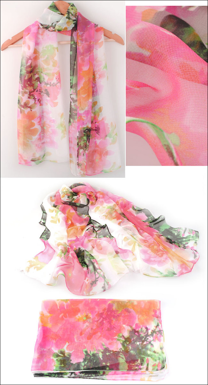 2013 latest style women chiffon scarf