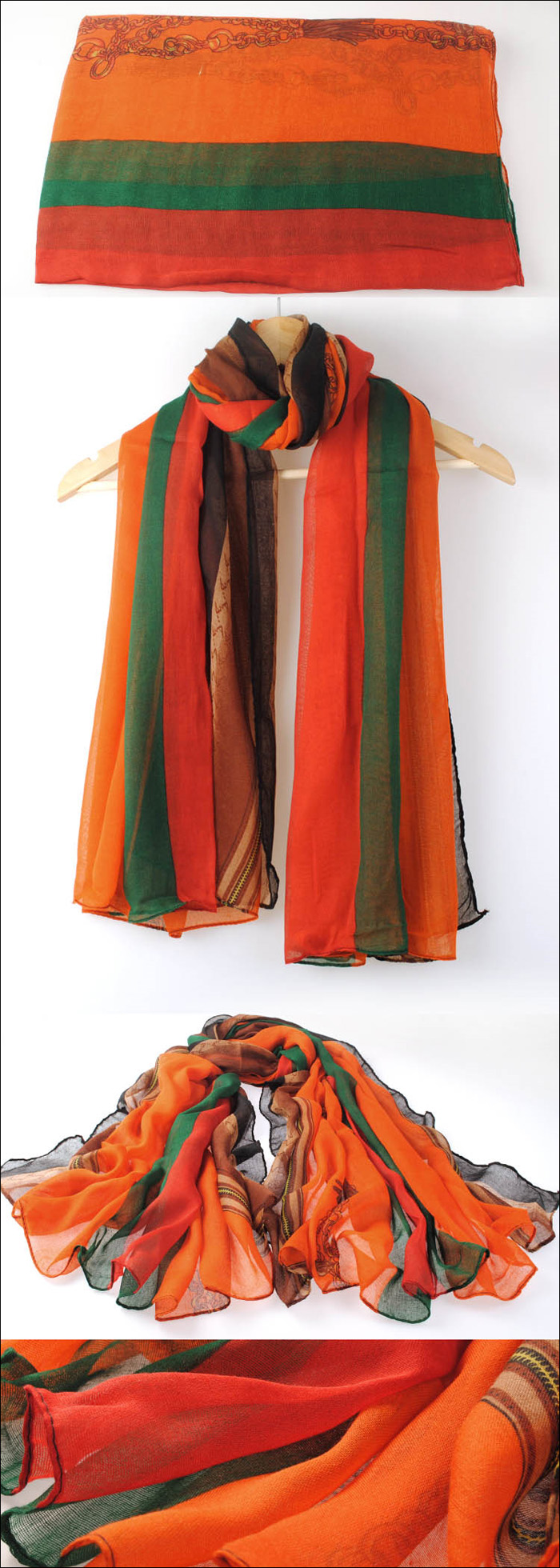 wholesale new style women paris yarn scarf for spring