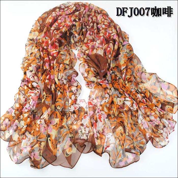 wholesale women long square silk scarf