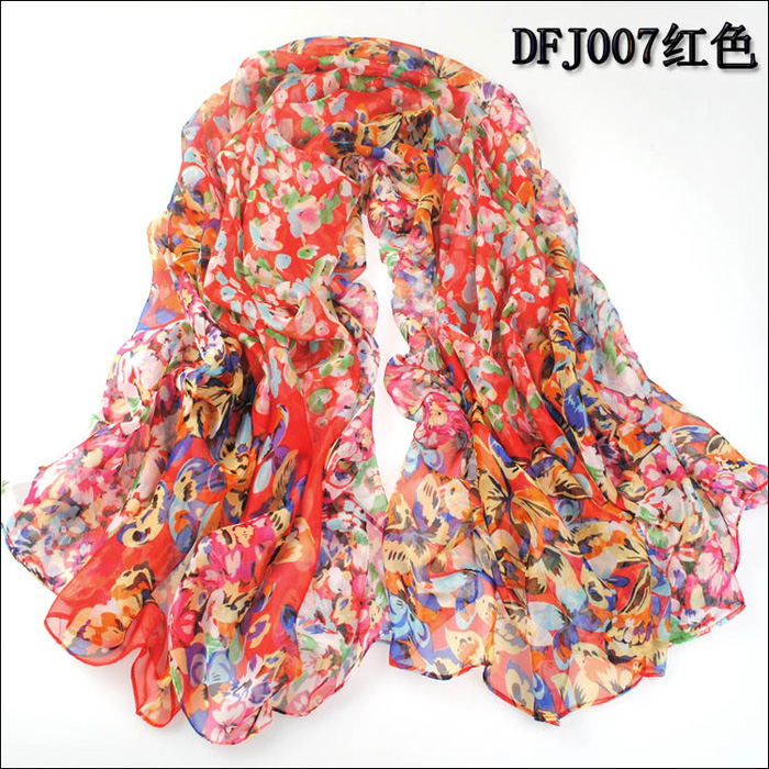 wholesale women long square silk scarf