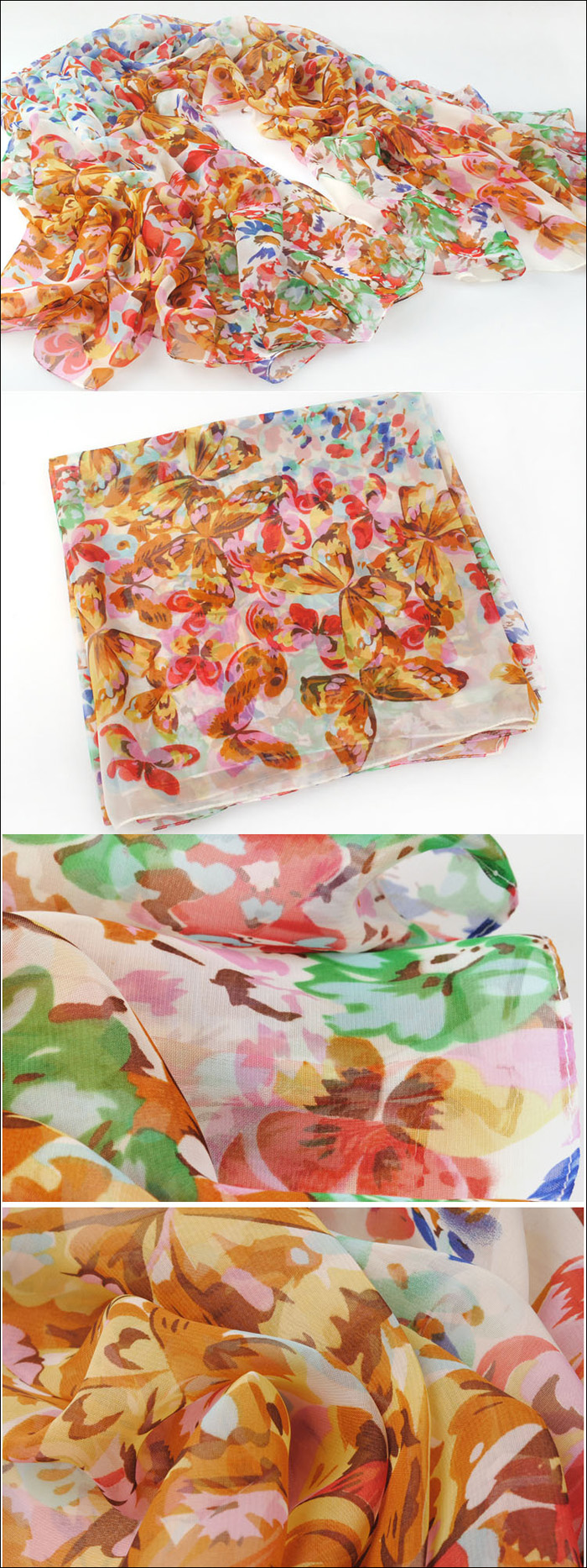 wholesale women long square silk scarf