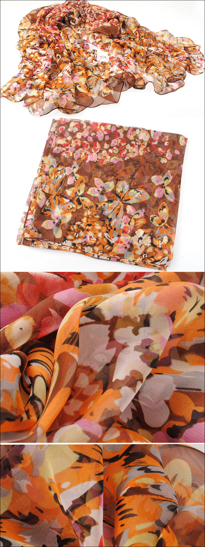 wholesale women long square silk scarf