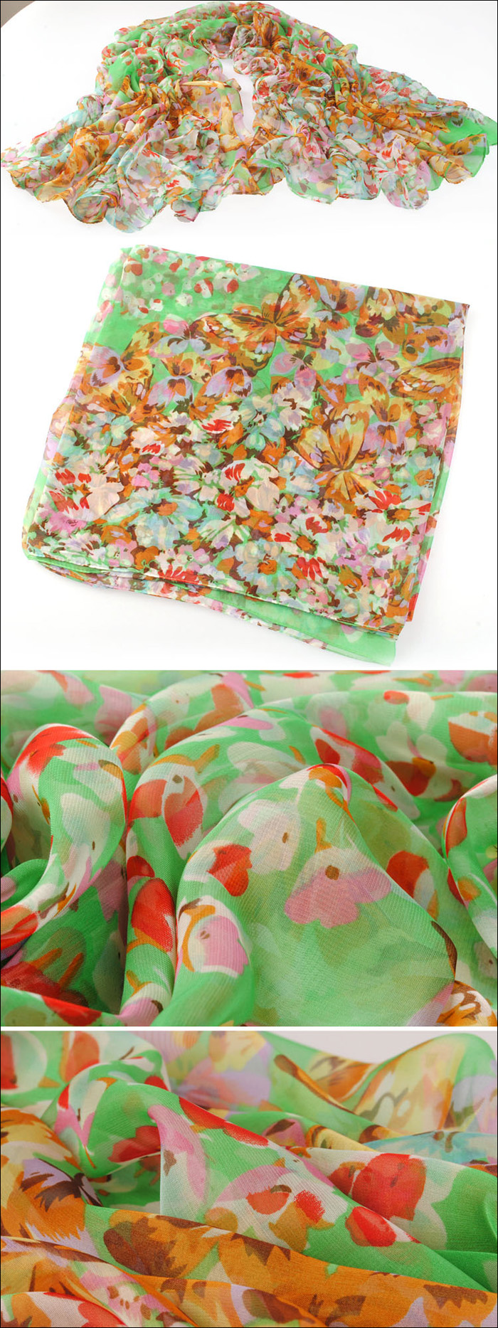 wholesale women long square silk scarf