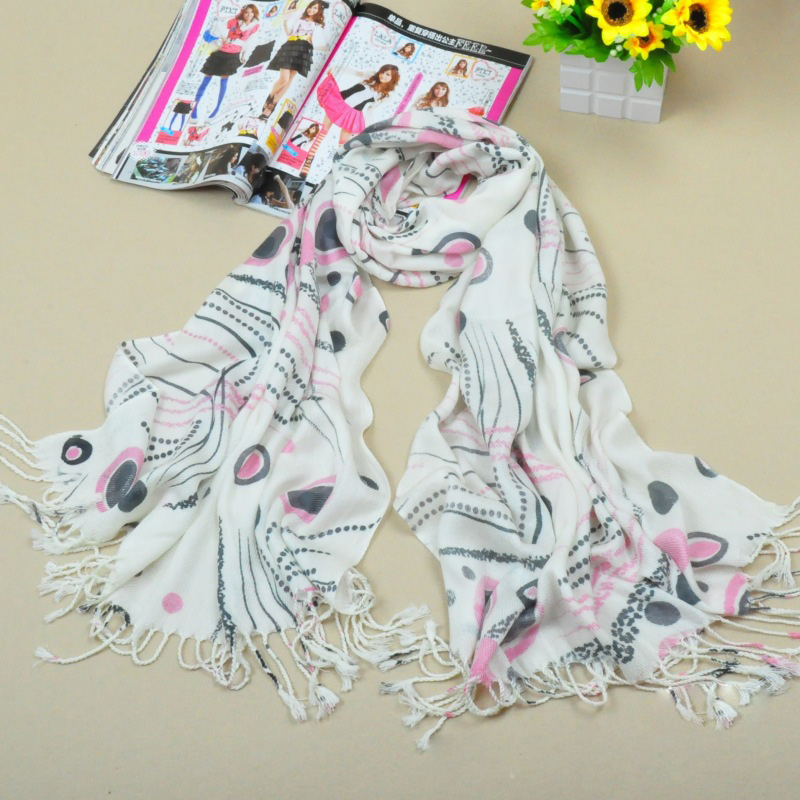 new design ldaies cotton scarf for spring